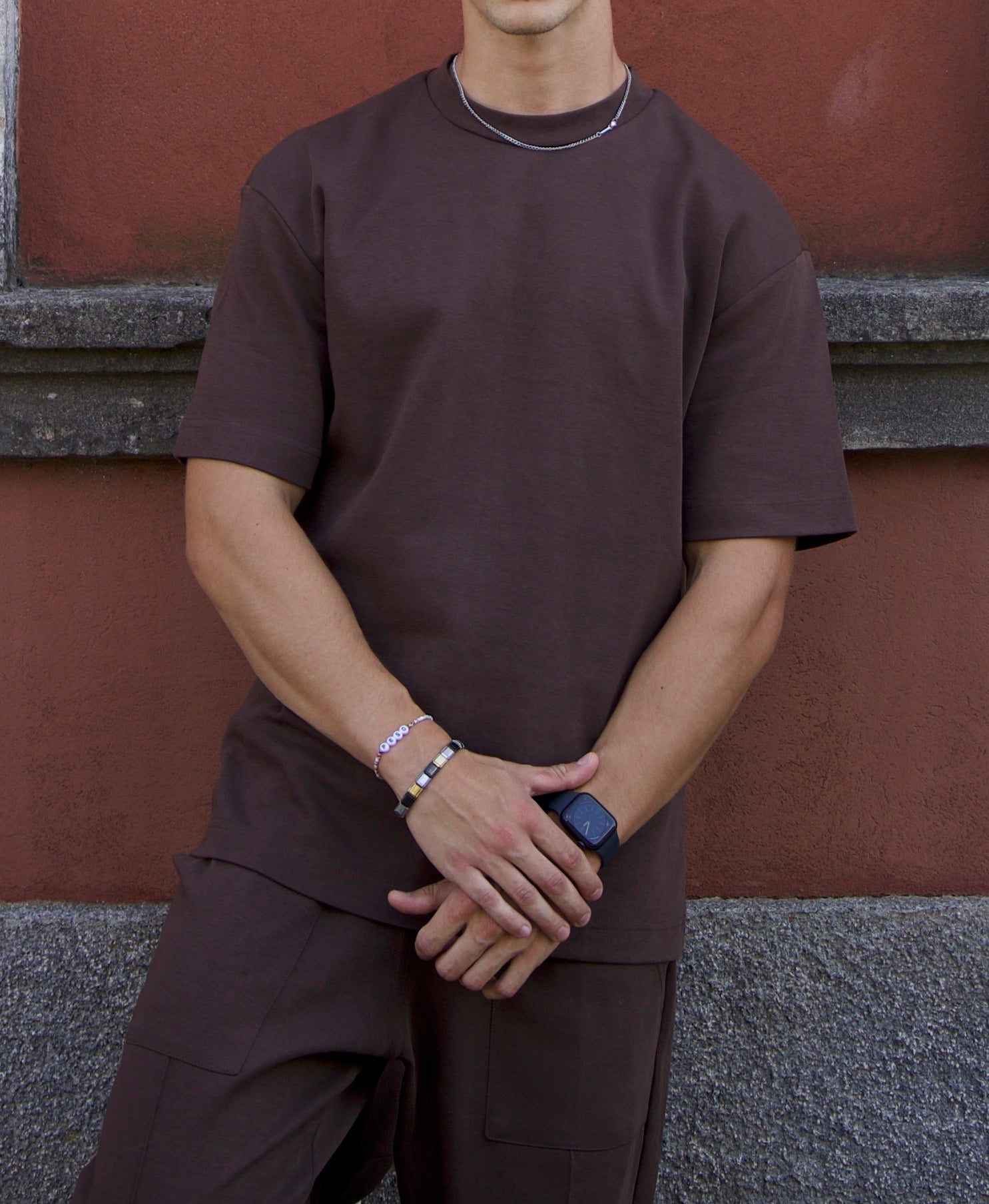 Oversized T-Shirt - Brown