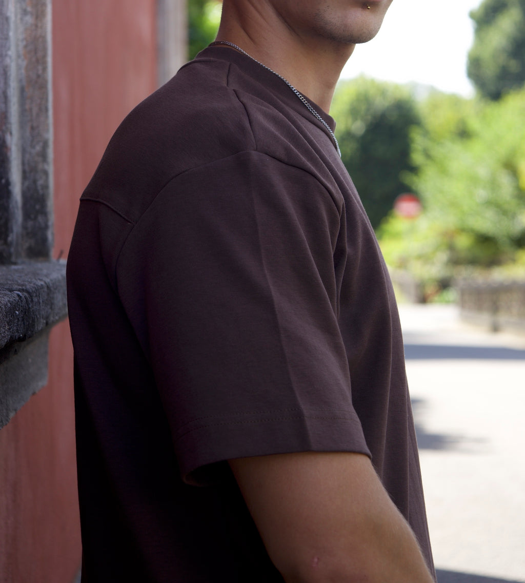 Oversized T-Shirt - Brown