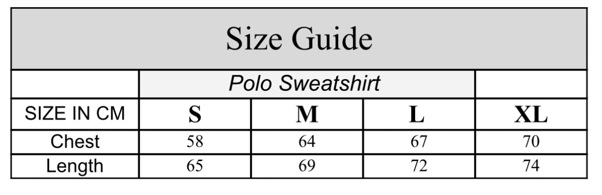 Polo Sweatshirt - White
