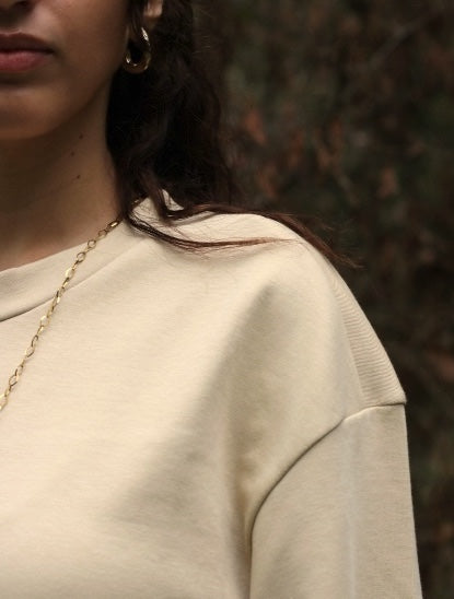 Oversized T-Shirt - Beige