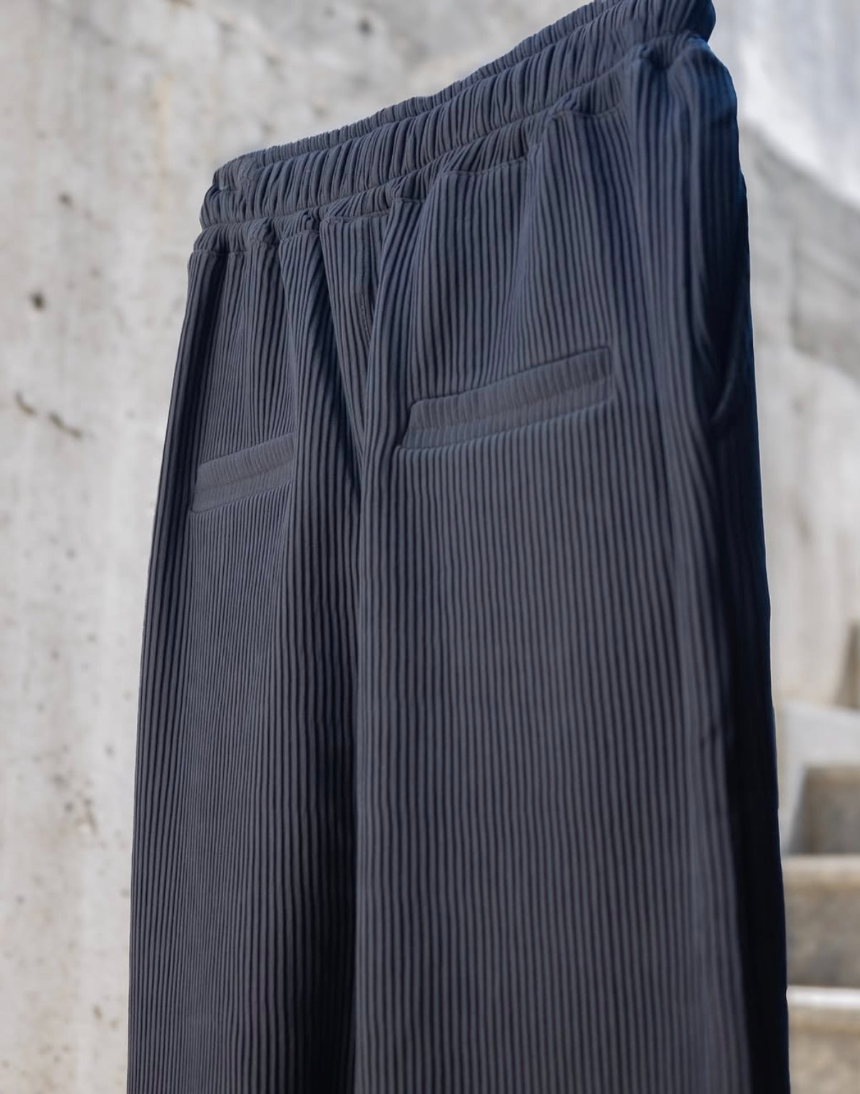 Striped Pants - Grey