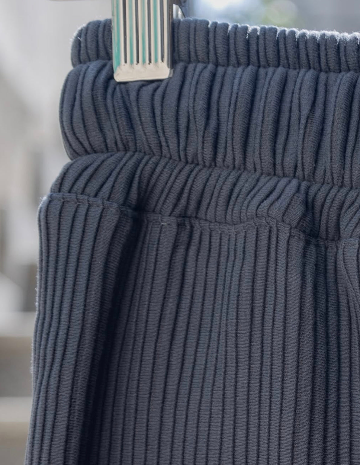 Striped Pants - Grey