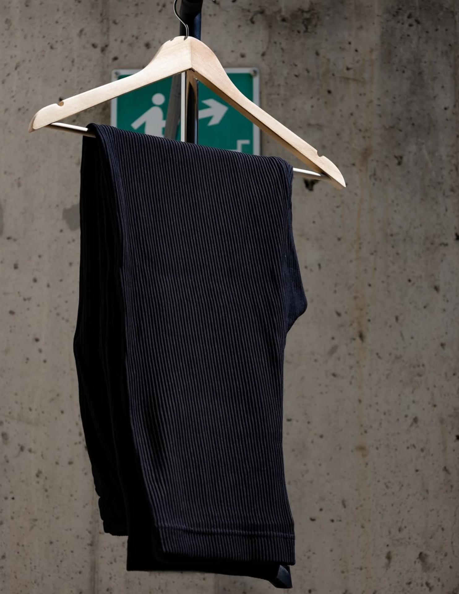 Striped Pants - Black